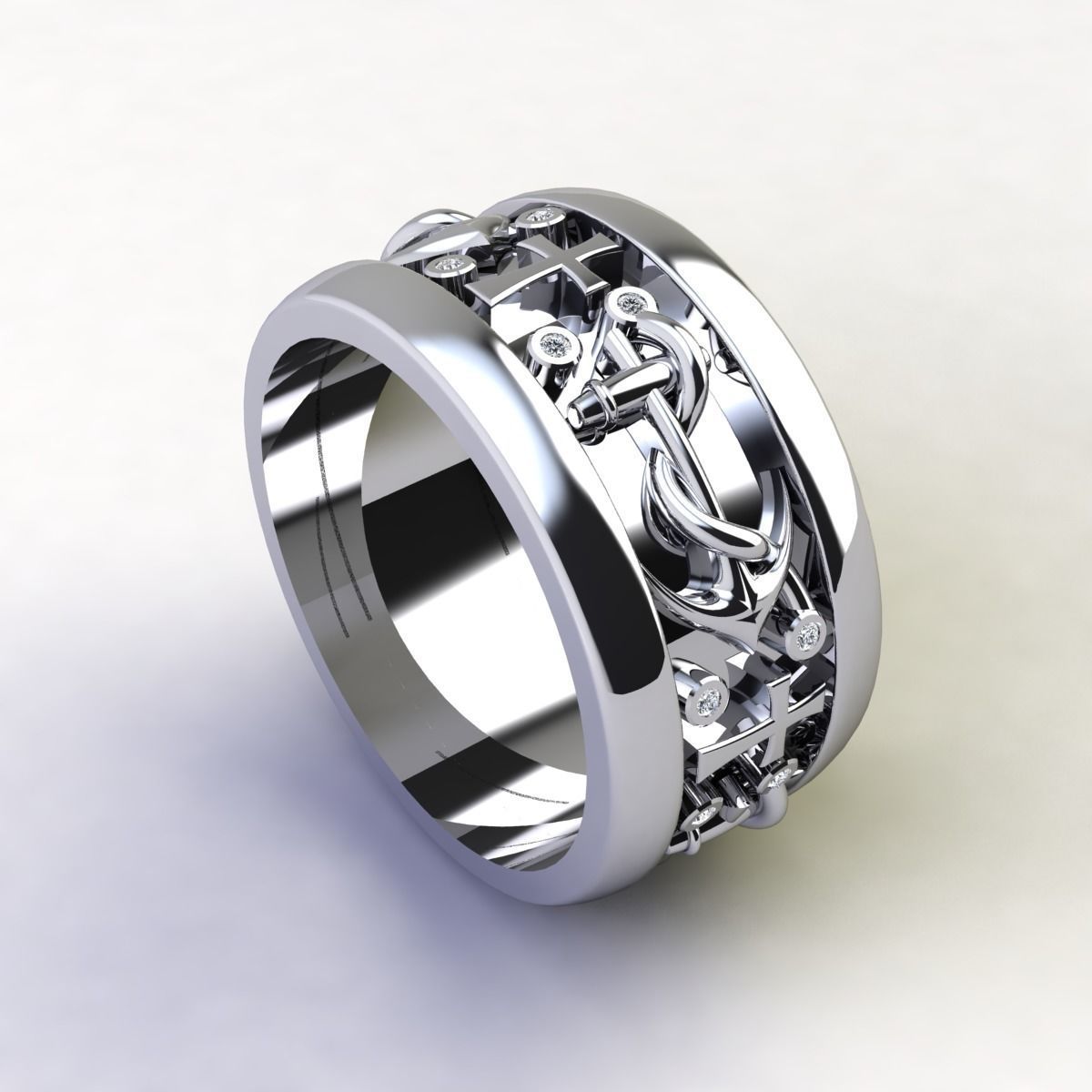 SJ RING 15 3D print model_11