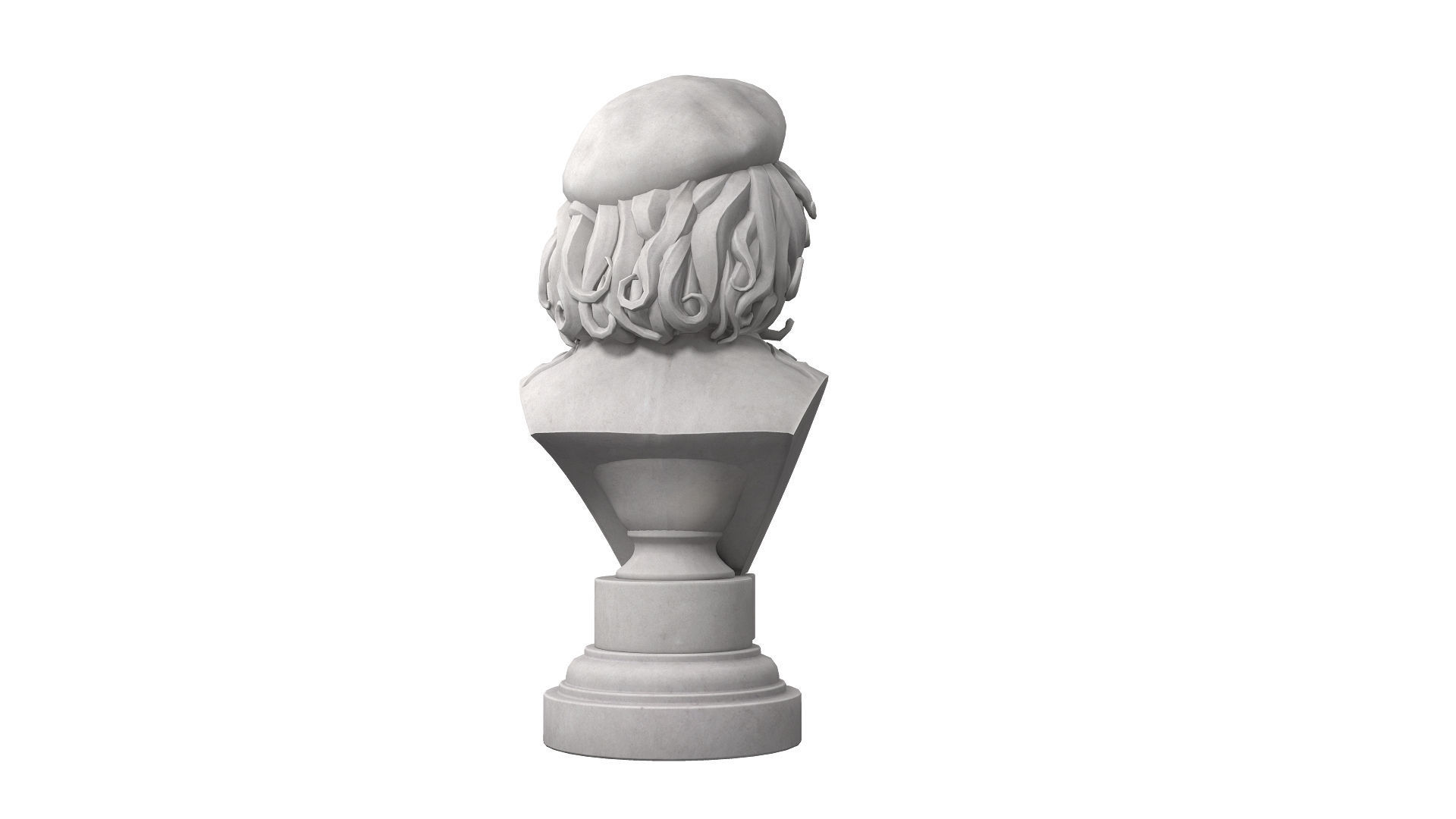 Che Guevara Low-poly 3D model_3