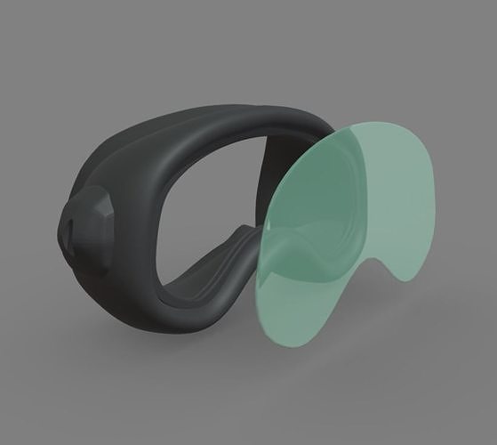 googles rubber 3d printing Free 3D print model