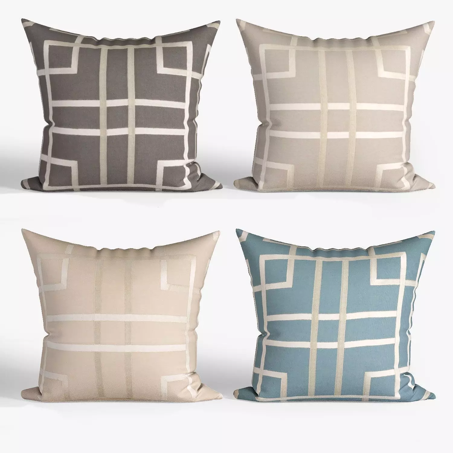 Decorative pillows   set 064 3D model_0