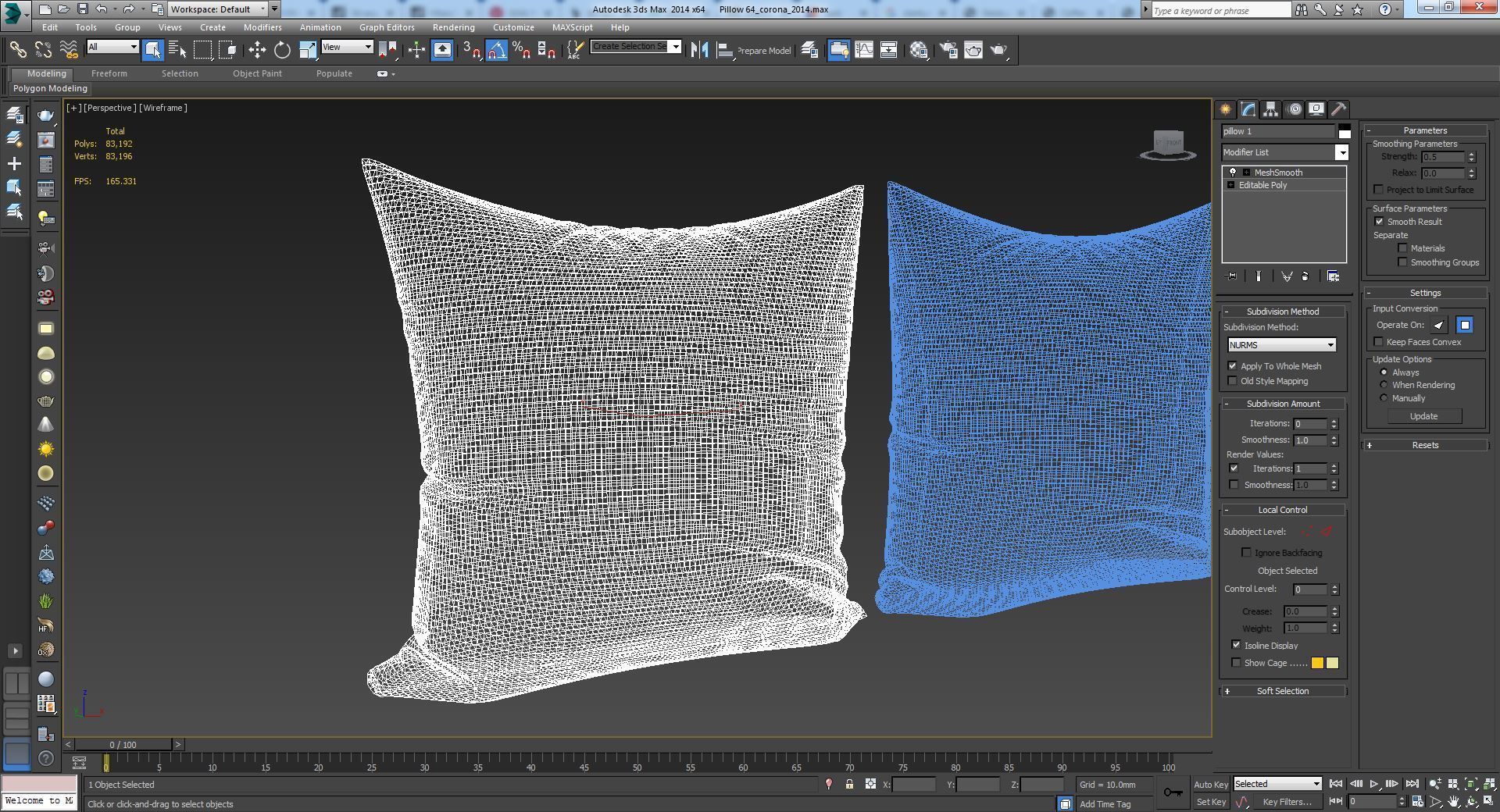 Decorative pillows   set 064 3D model_19