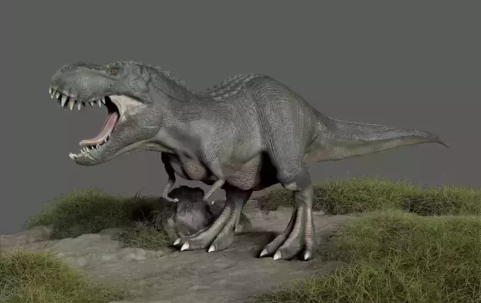 Trex Zbrush 3D model Low-poly 3D model
