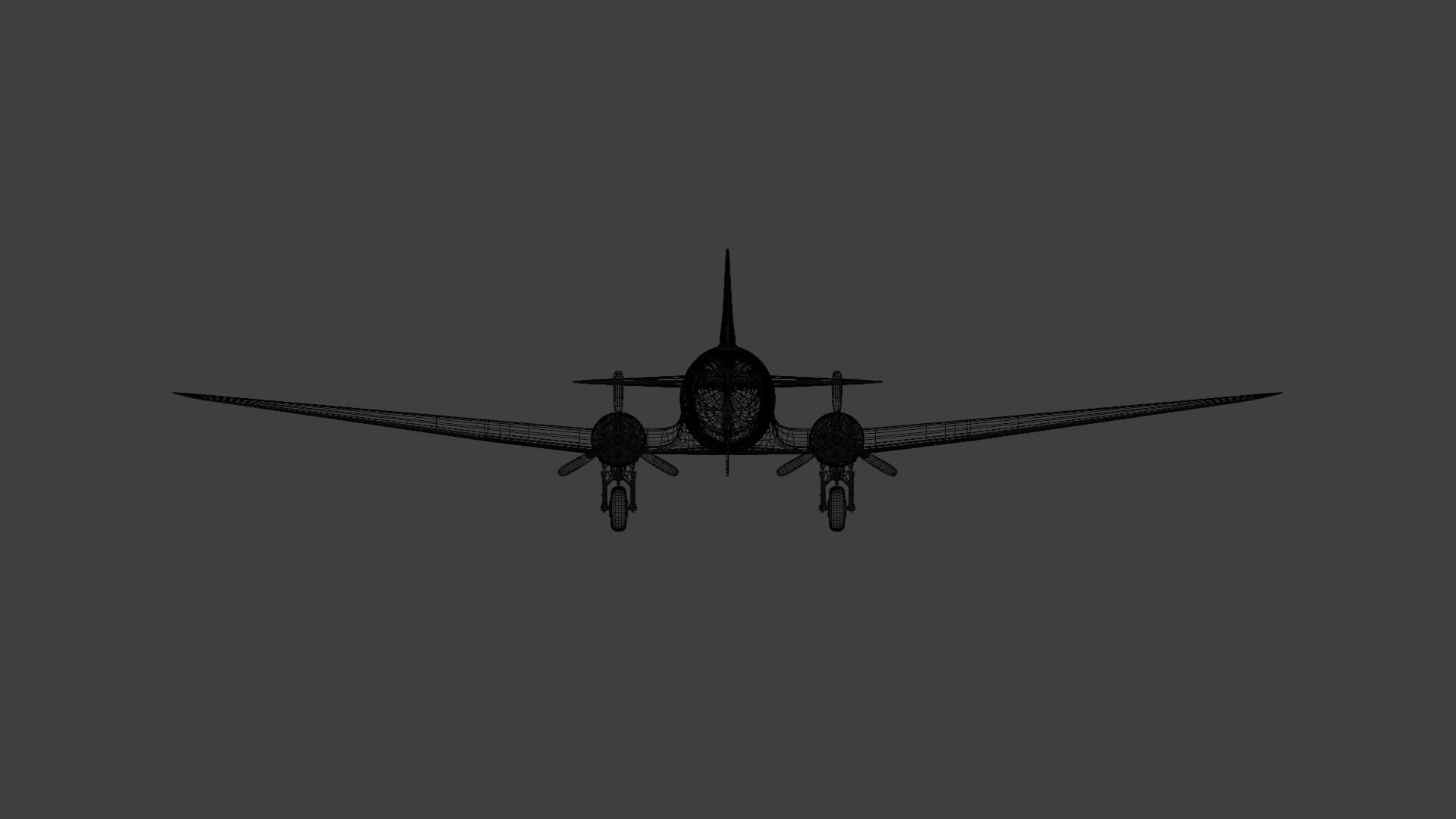 C-47 Skytrain 3D model_8