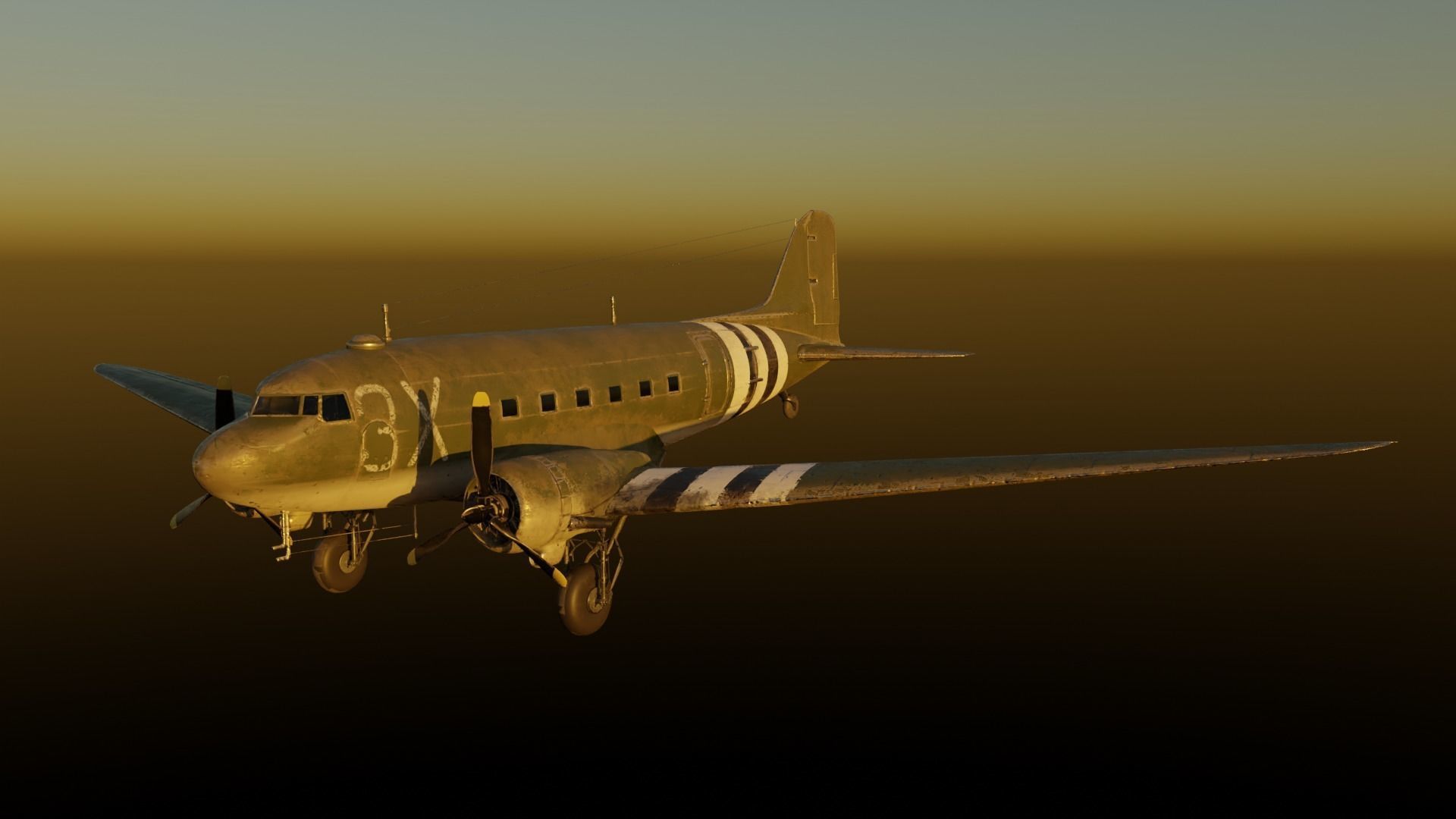 C-47 Skytrain 3D model_3