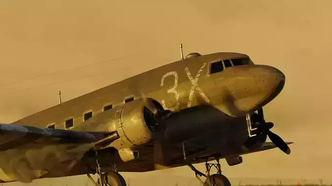 C-47 Skytrain 3D model