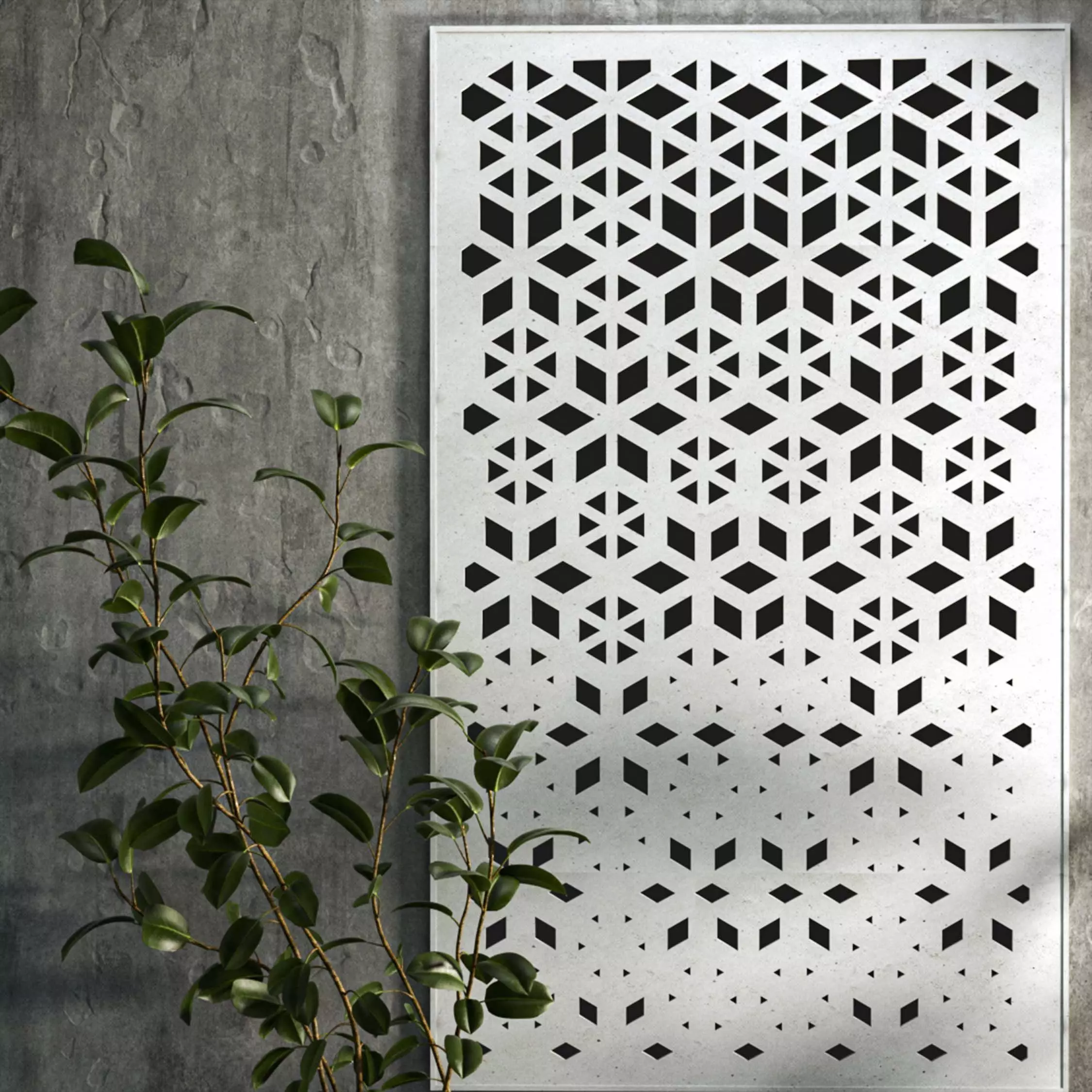 Decorative panel 3D model_0