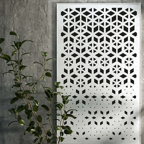 Decorative panel 3D model