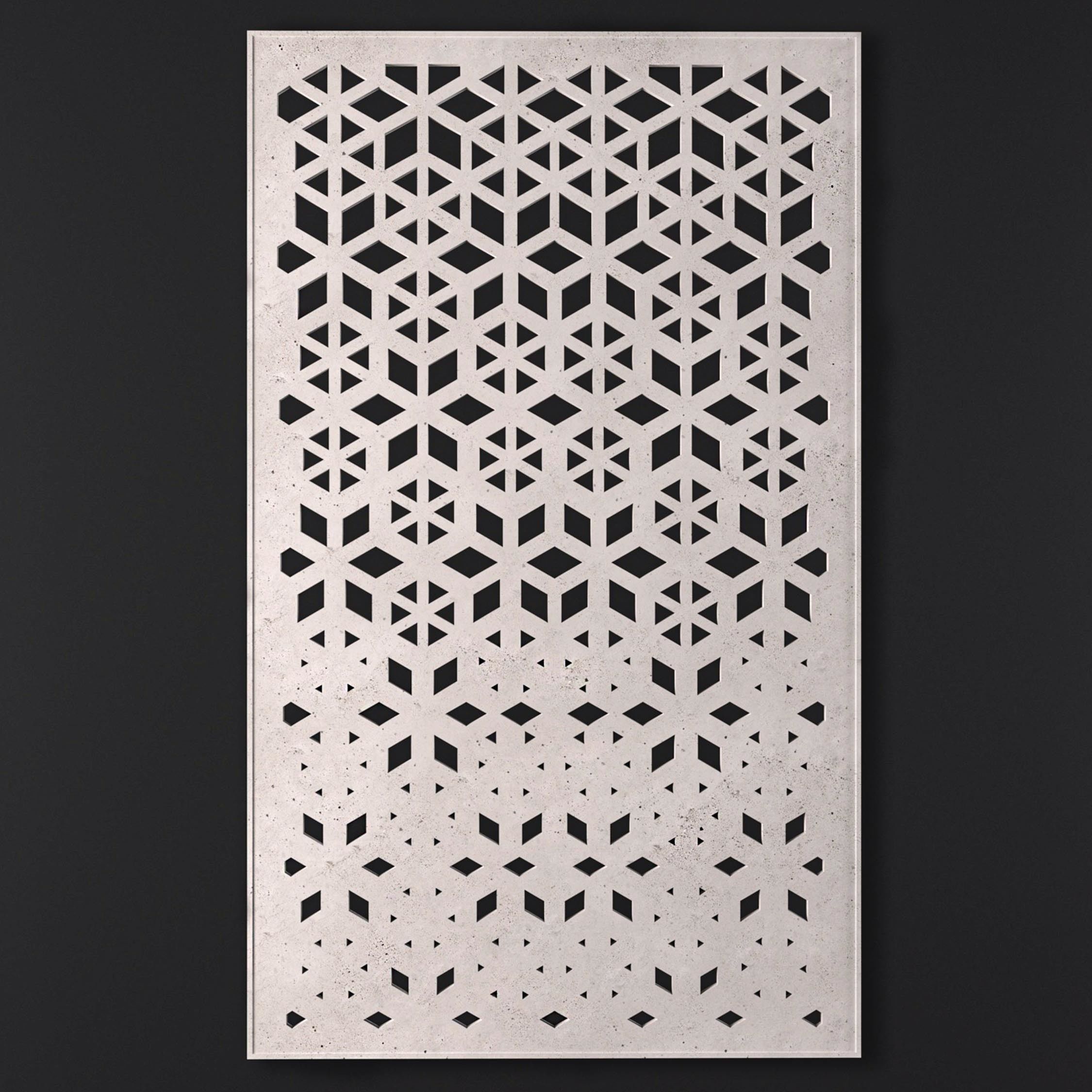 Decorative panel 3D model_1
