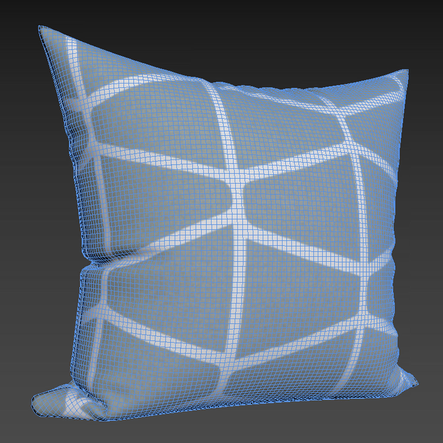 Decorative pillows set 066  3D model_1