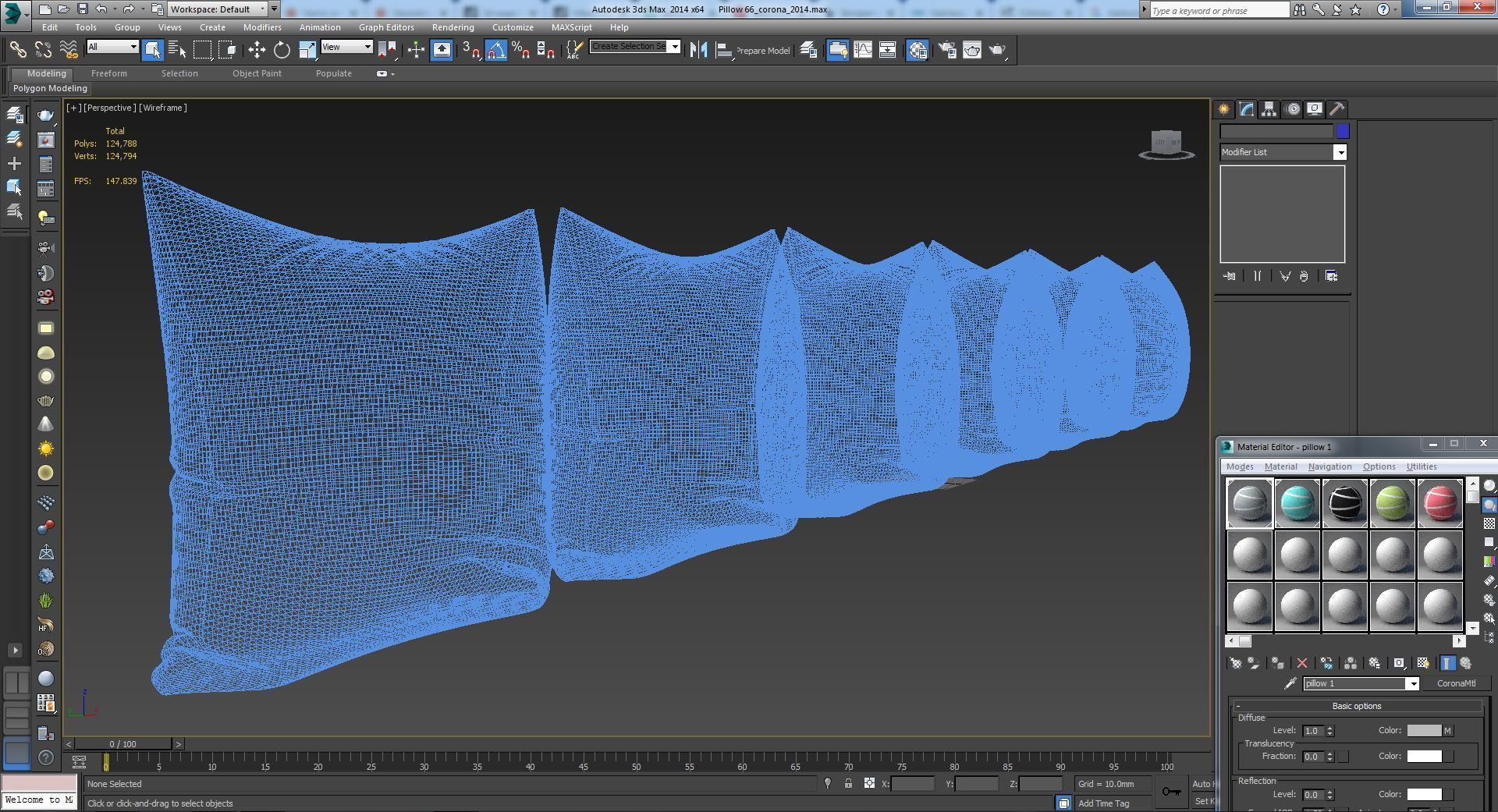 Decorative pillows set 066  3D model_18