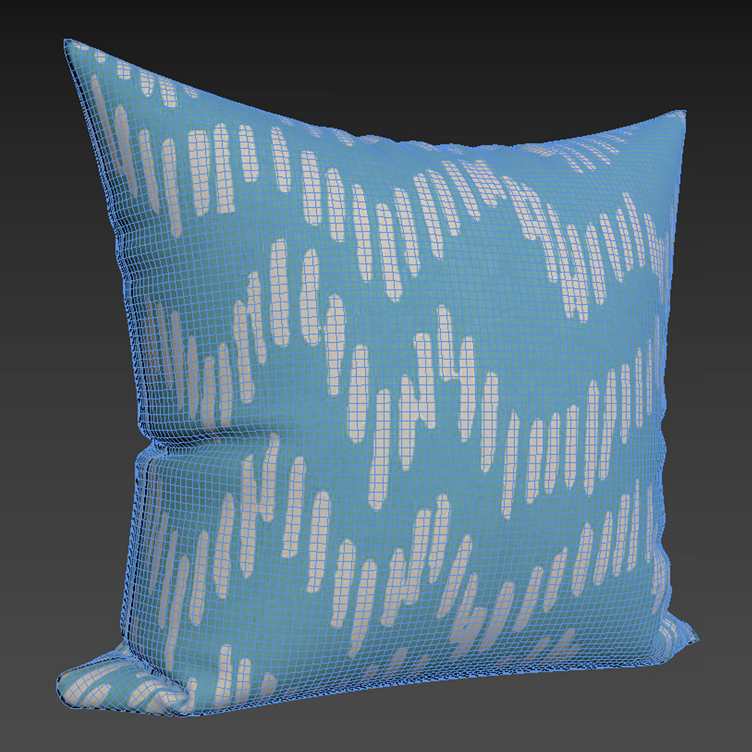 Decorative pillows set 067 3D model_1