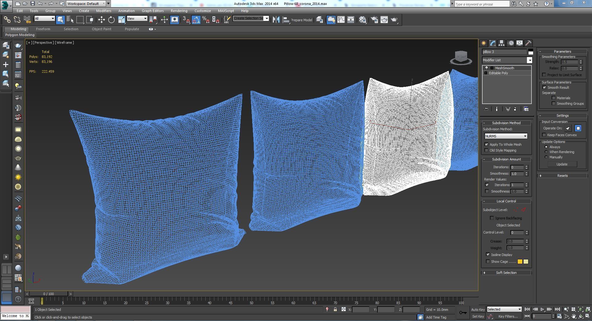 Decorative pillows set 068  3D model_16