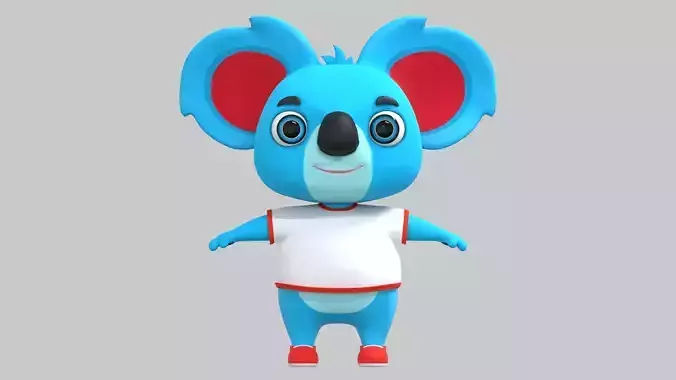 Cartoon Animal Koala Bear 3D model