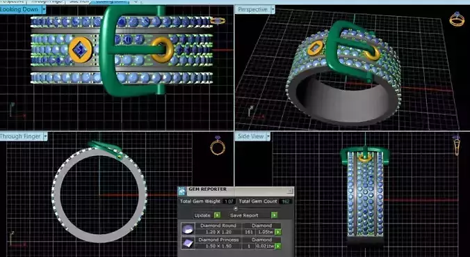 Diamond Ring 3dmodel 