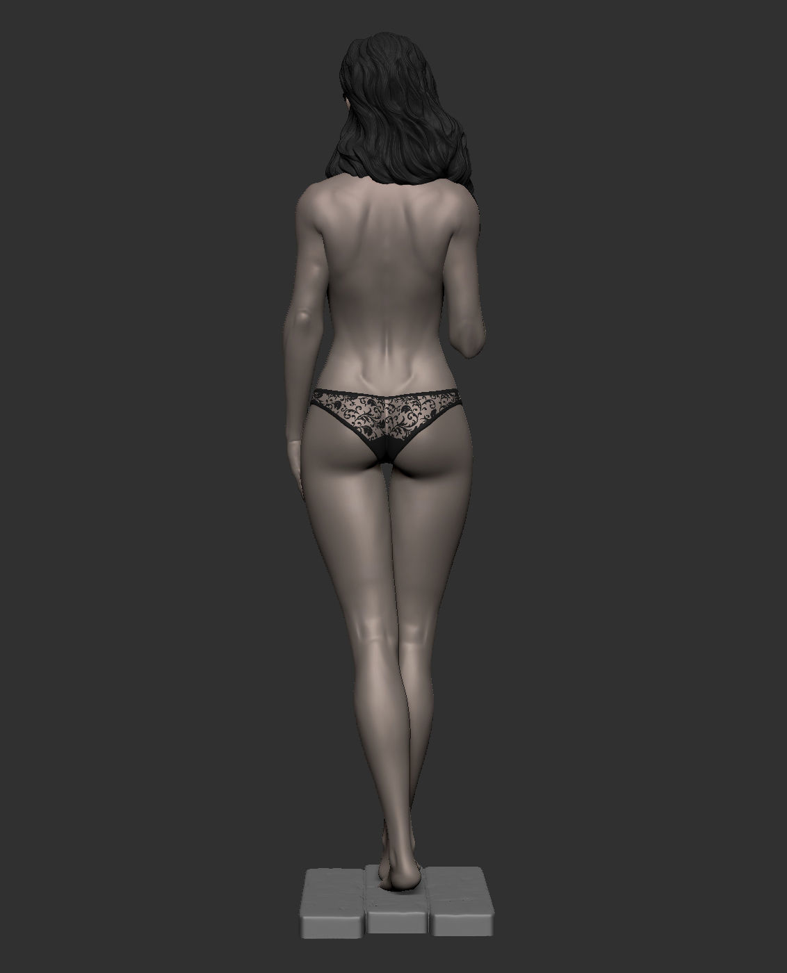 Yennefer NSFW Topless 3D print model_3