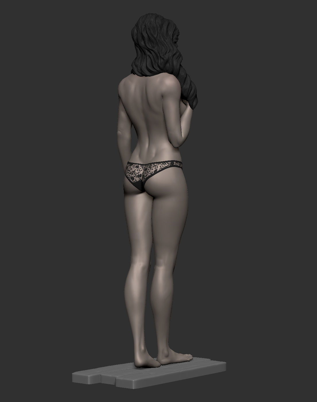 Yennefer NSFW Topless 3D print model_4