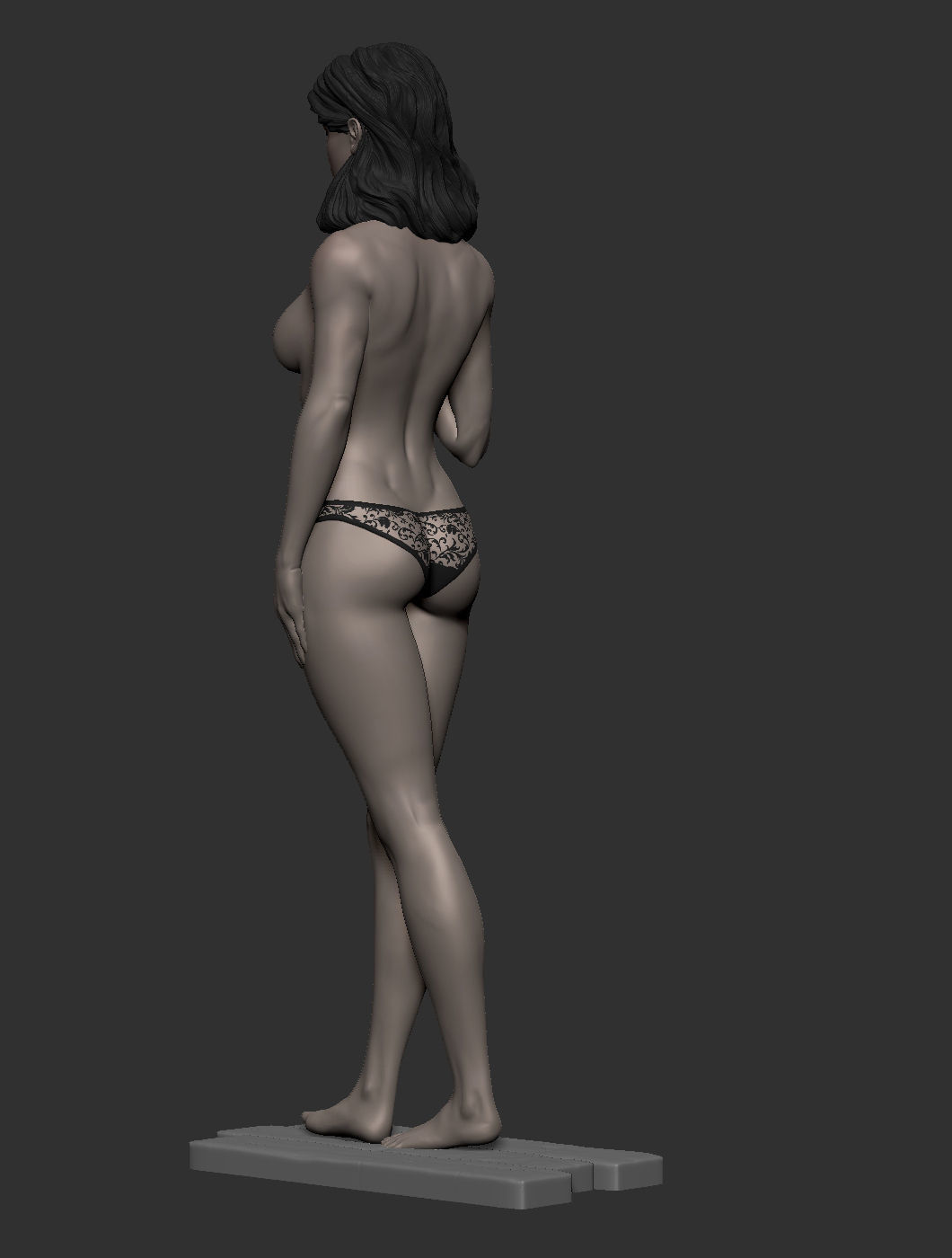 Yennefer NSFW Topless 3D print model_2