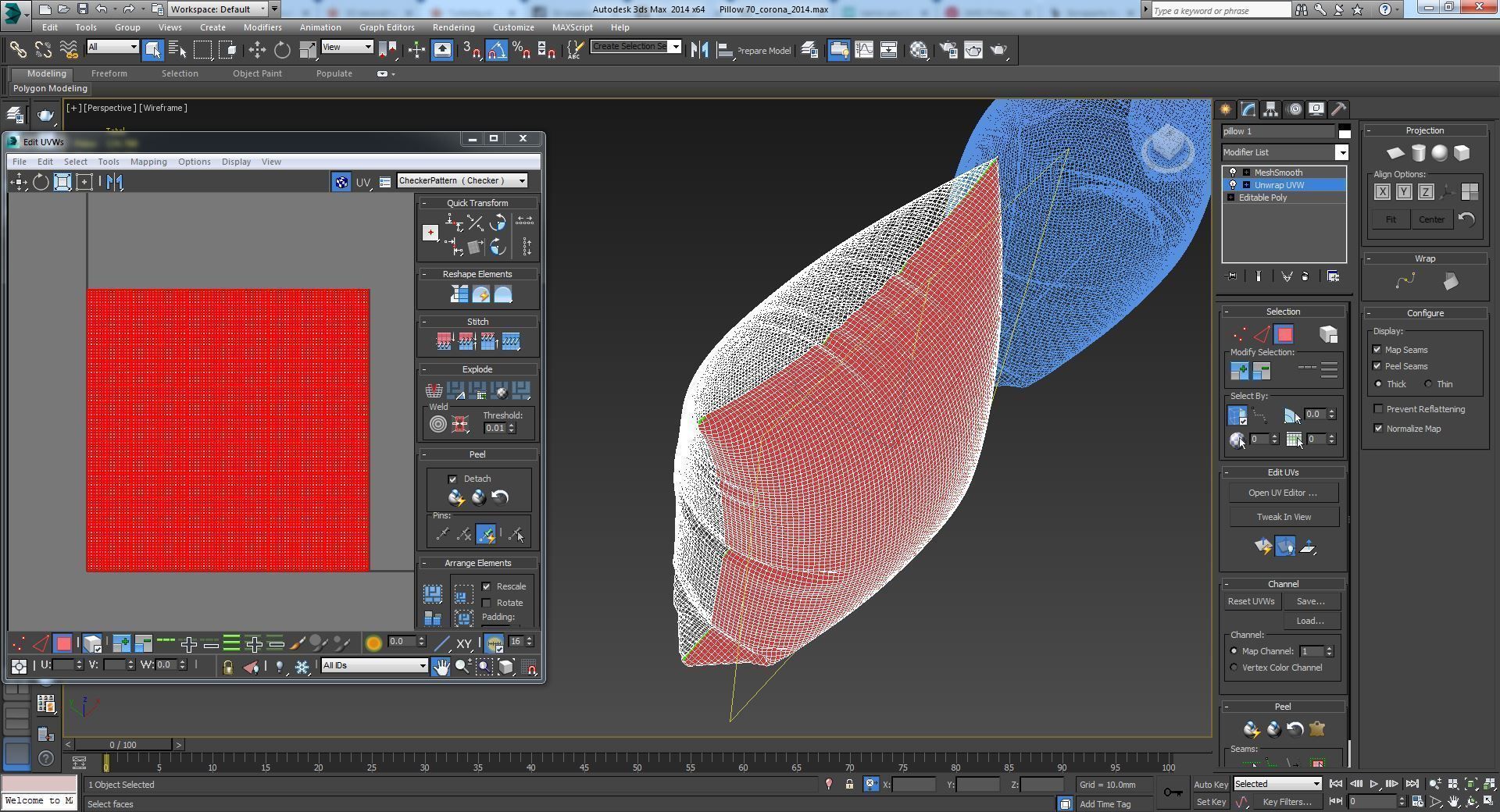 Decorative pillows   set 070 3D model_9