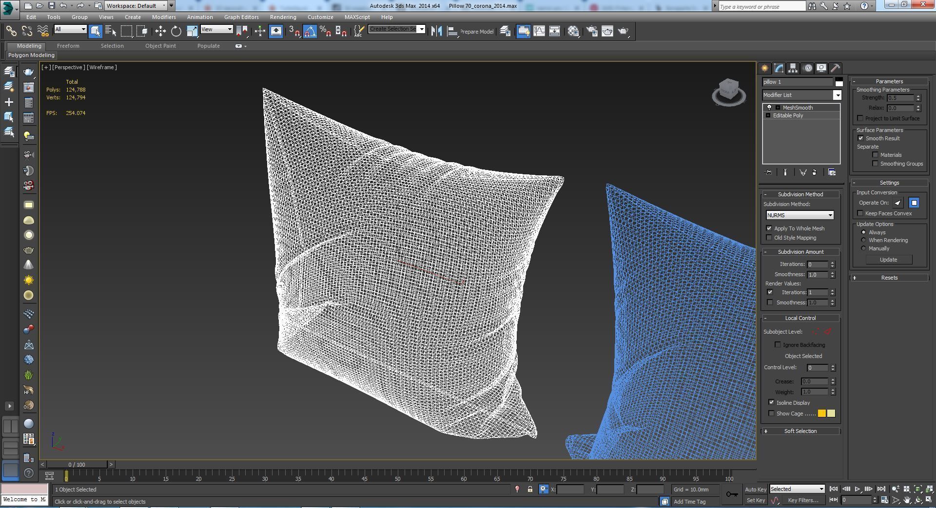 Decorative pillows   set 070 3D model_16