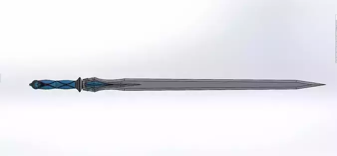 Asunas Rapier-ALO-SAO  1 to1 3D print model 3D print model