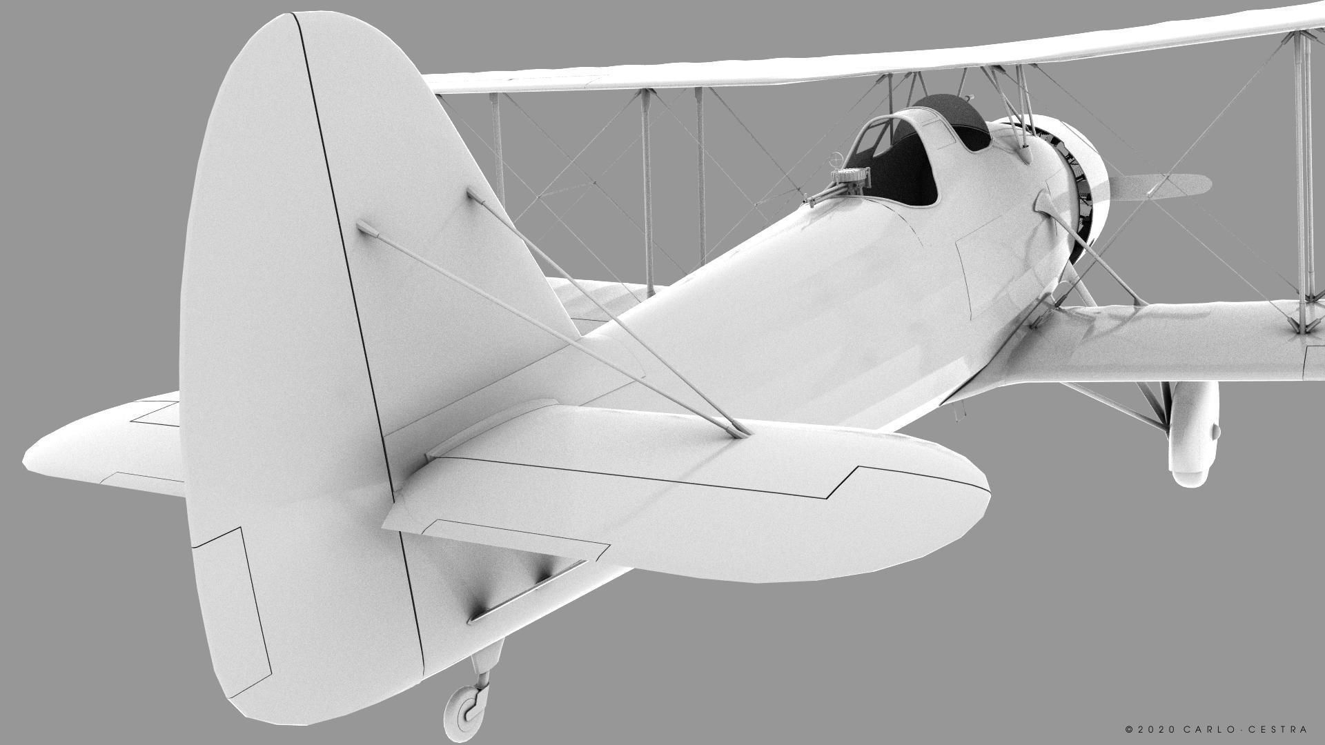 D1A2  Hokoku-127 - Rigged Low-poly 3D model_33