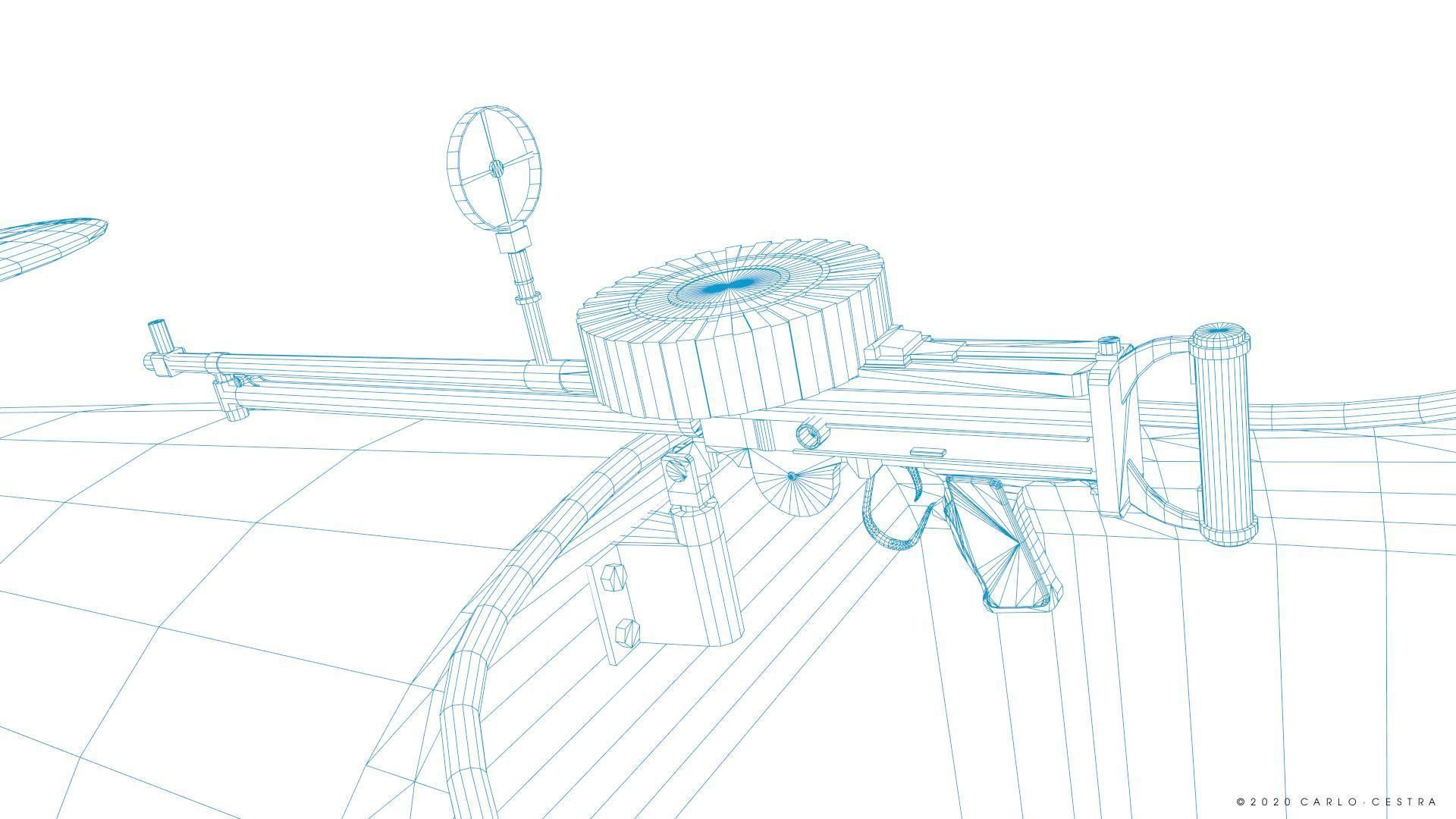 D1A2  Hokoku-127 - Rigged Low-poly 3D model_58