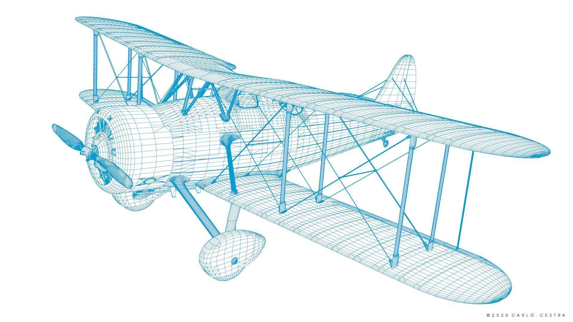 D1A2  Hokoku-127 - Rigged Low-poly 3D model_45