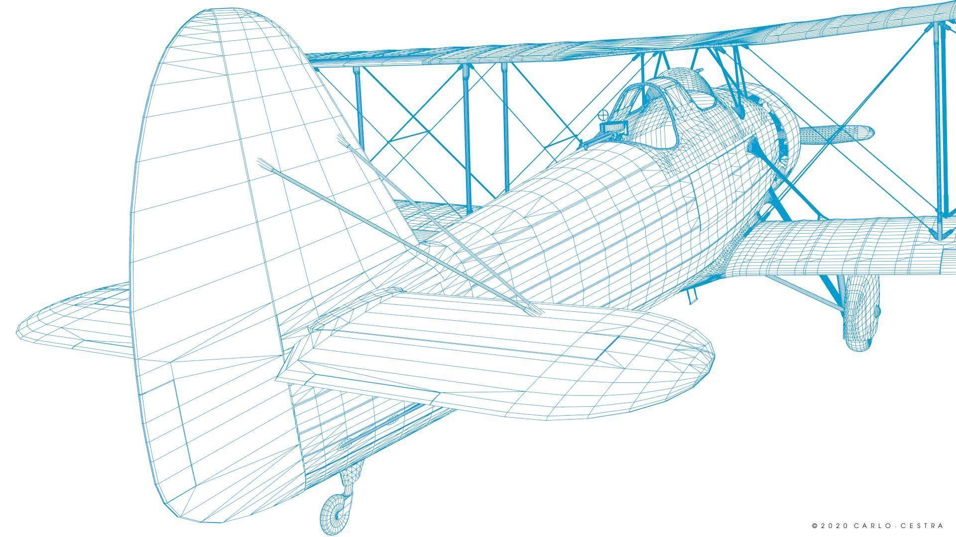 D1A2  Hokoku-127 - Rigged Low-poly 3D model_50