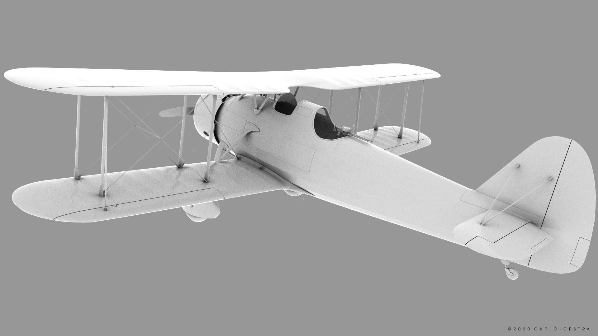 D1A2  Hokoku-127 - Rigged Low-poly 3D model_27