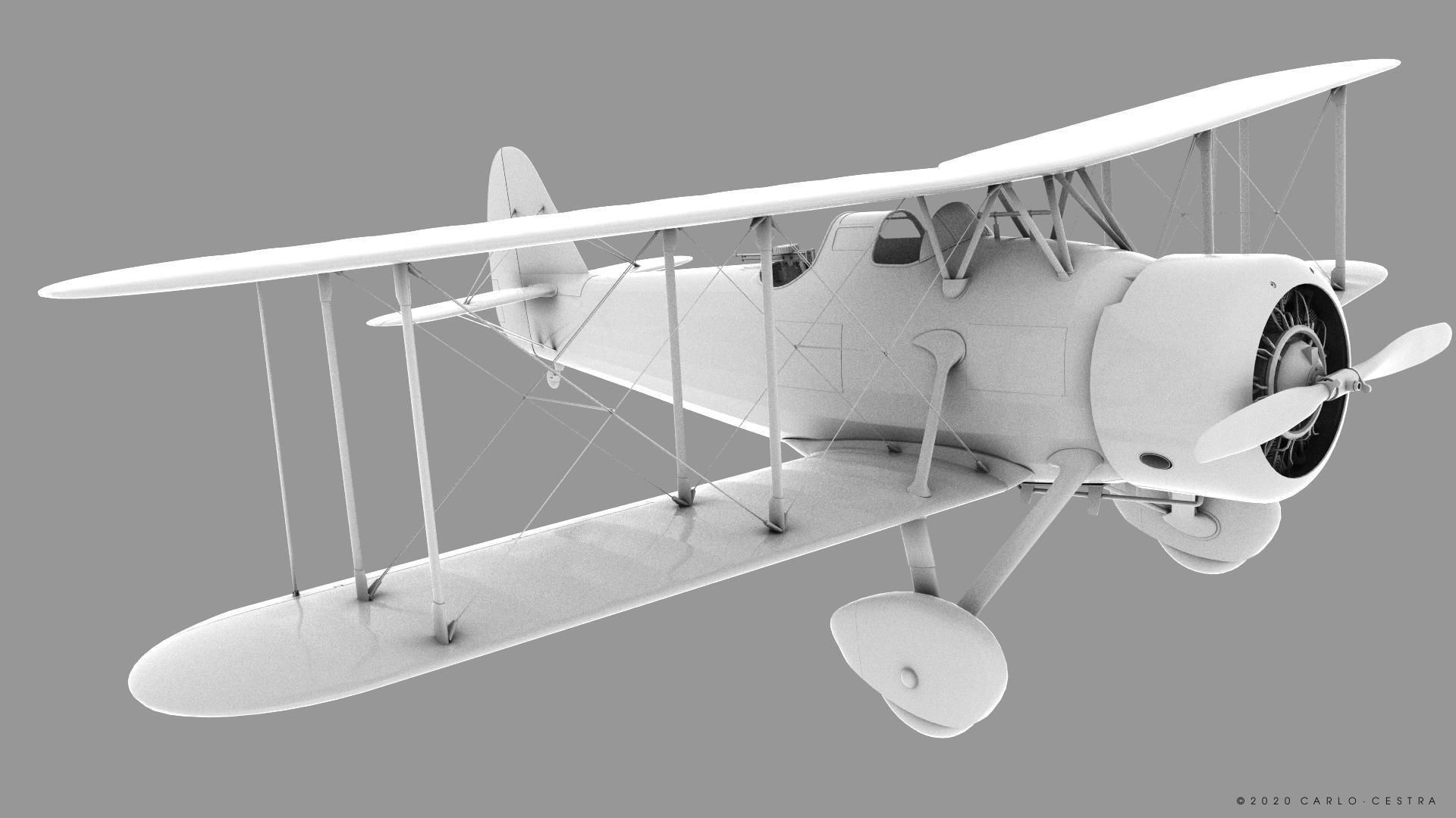 D1A2  Hokoku-127 - Rigged Low-poly 3D model_25