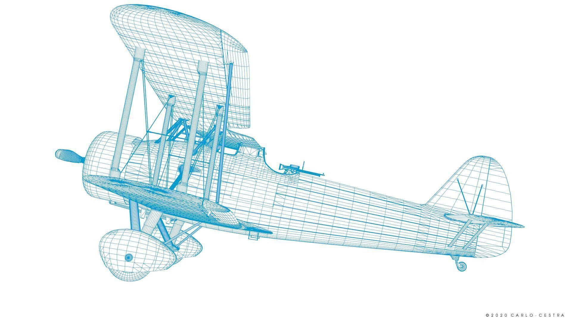 D1A2  Hokoku-127 - Rigged Low-poly 3D model_54