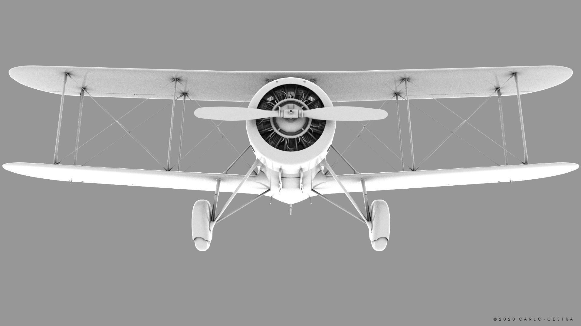 D1A2  Hokoku-127 - Rigged Low-poly 3D model_36