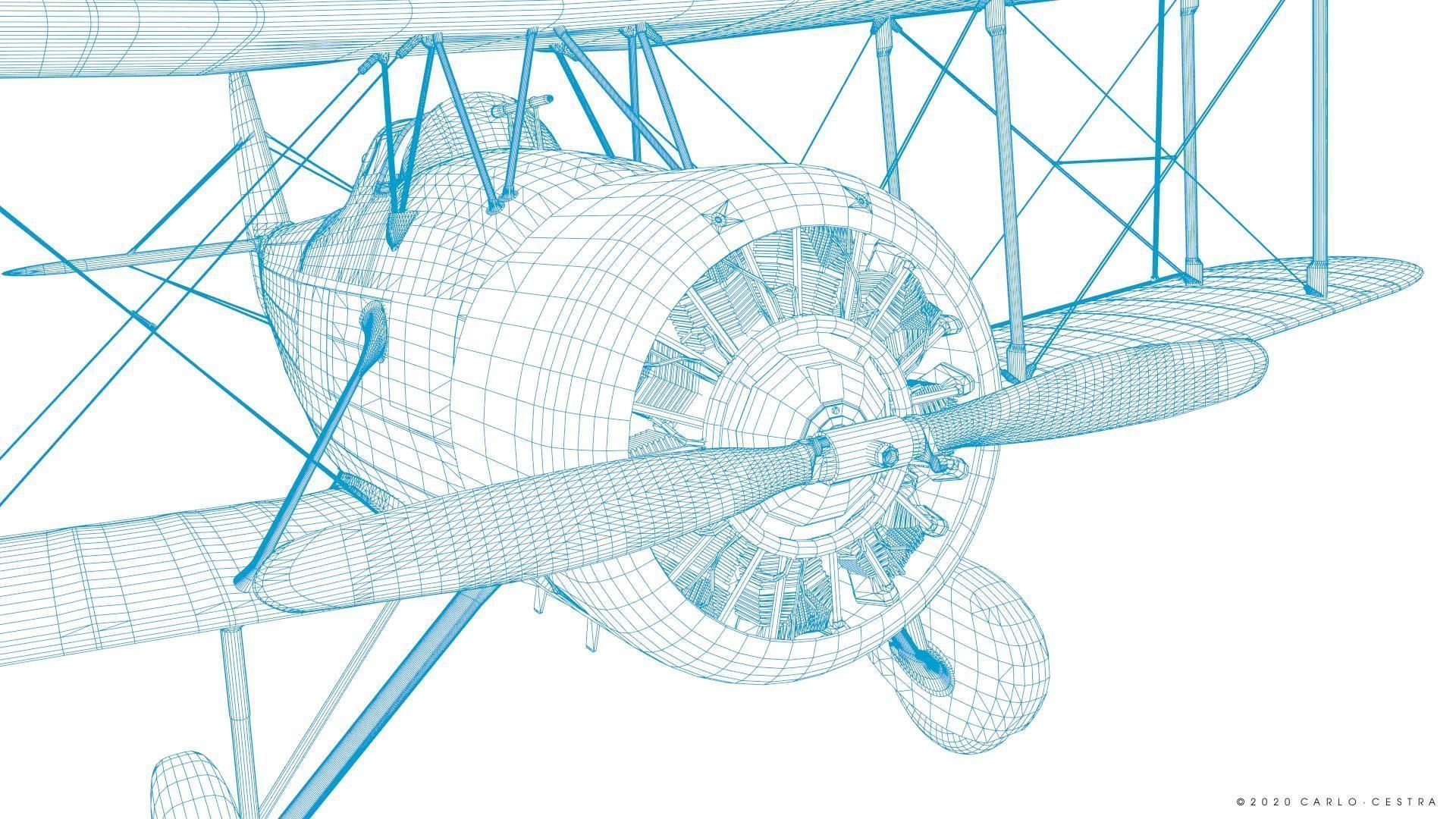D1A2  Hokoku-127 - Rigged Low-poly 3D model_46
