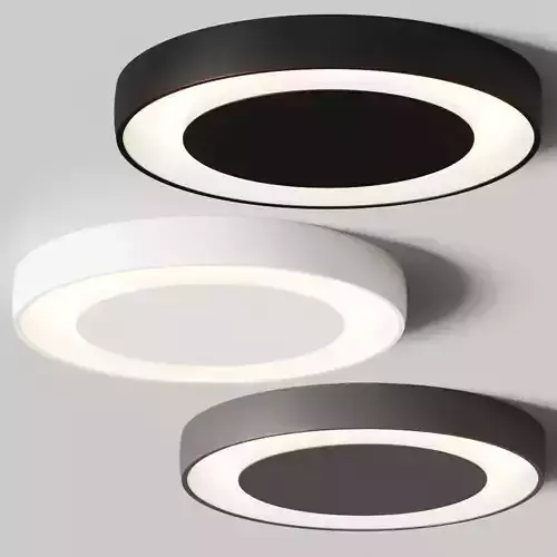 Modular Lighting Instruments Flat Moon Eclips Ceiling Lamps
