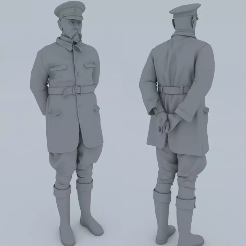 Tomas Garique Masaryk - 3D Print figure 3D print model_0