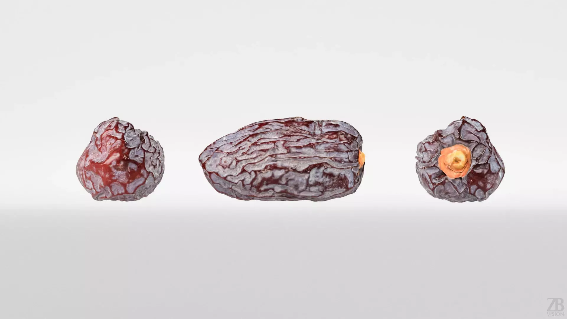 Dried Date 3D model_4