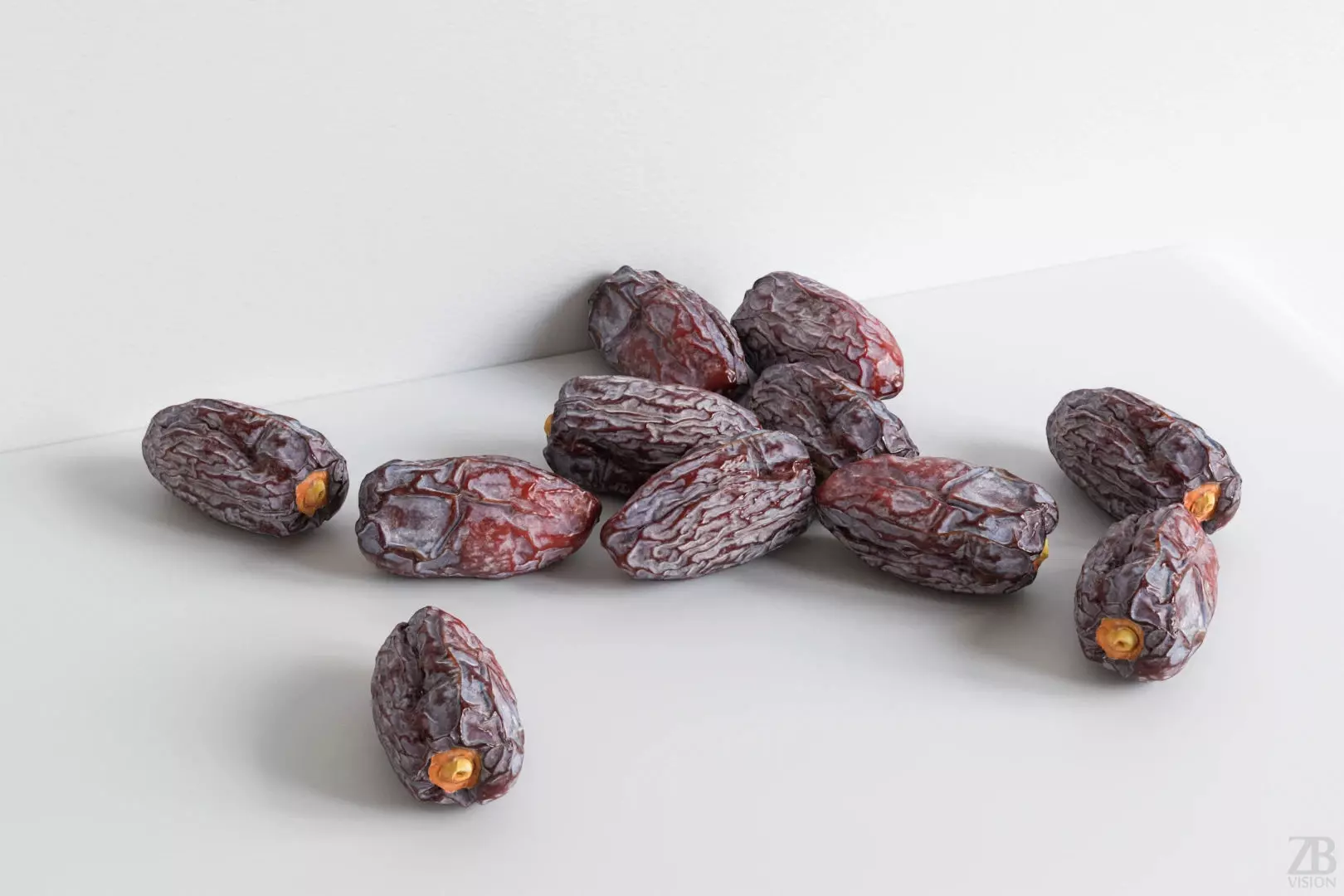 Dried Date 3D model_0
