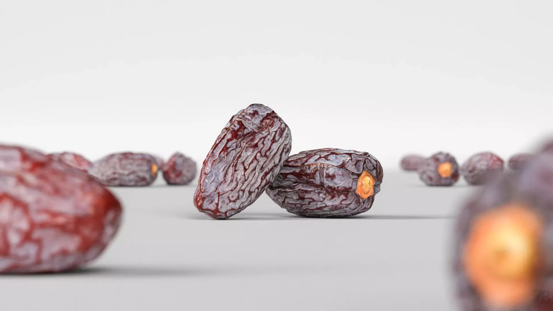 Dried Date 3D model_1