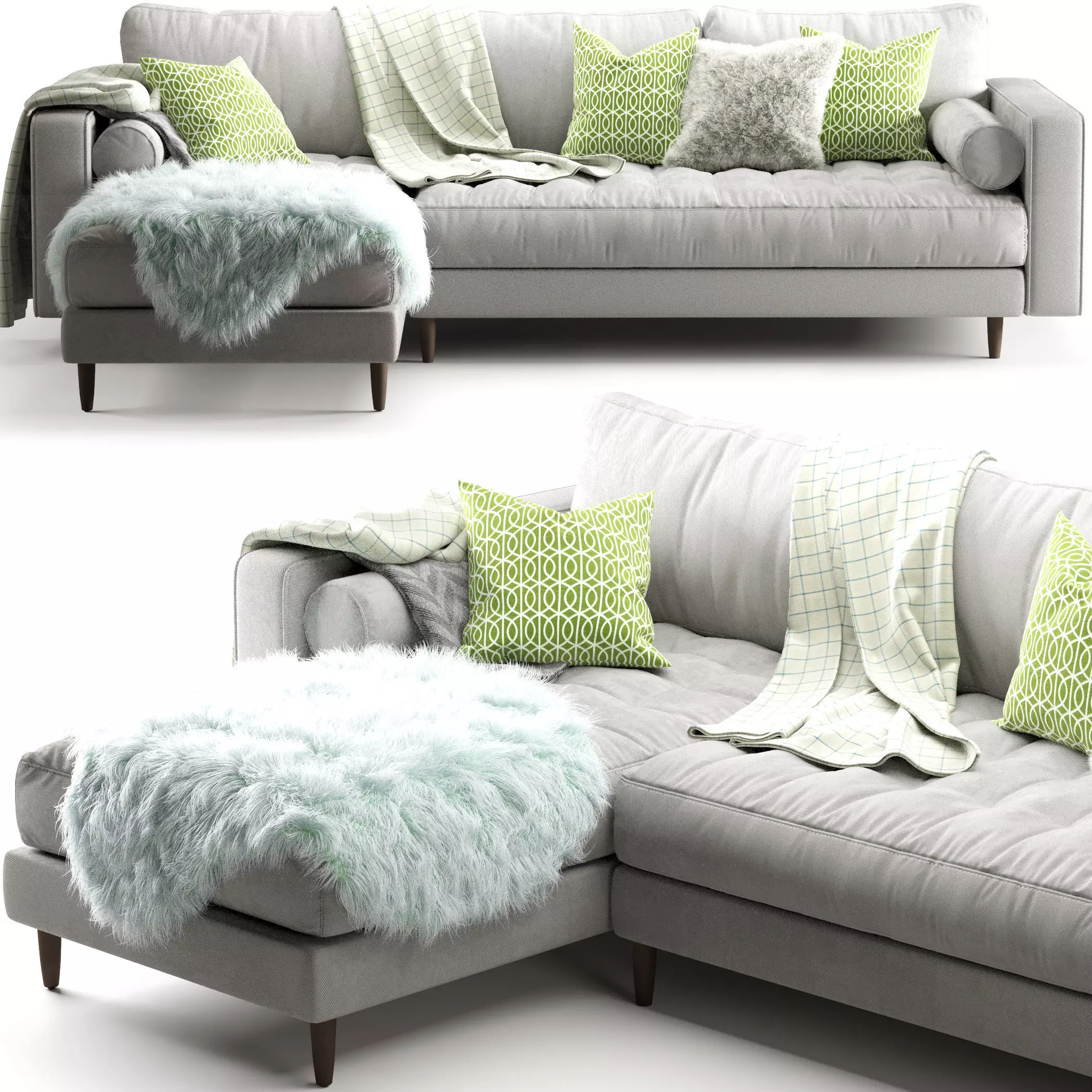 Article Sven Sectional Sofa 3D model_0