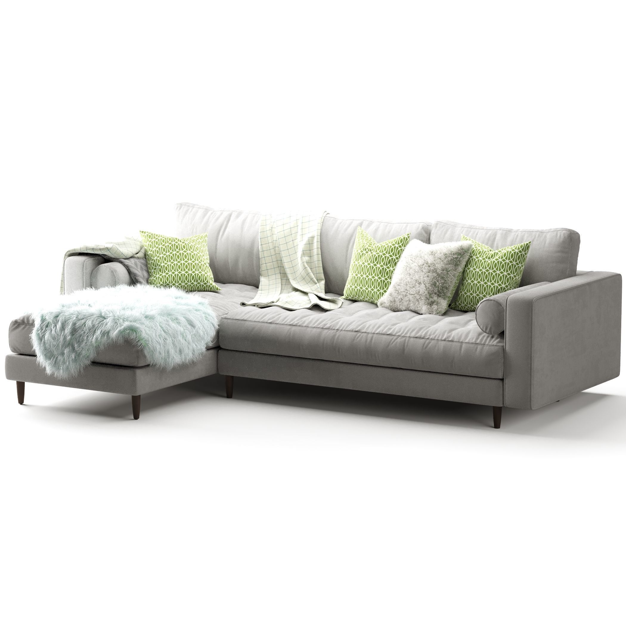 Article Sven Sectional Sofa 3D model_2