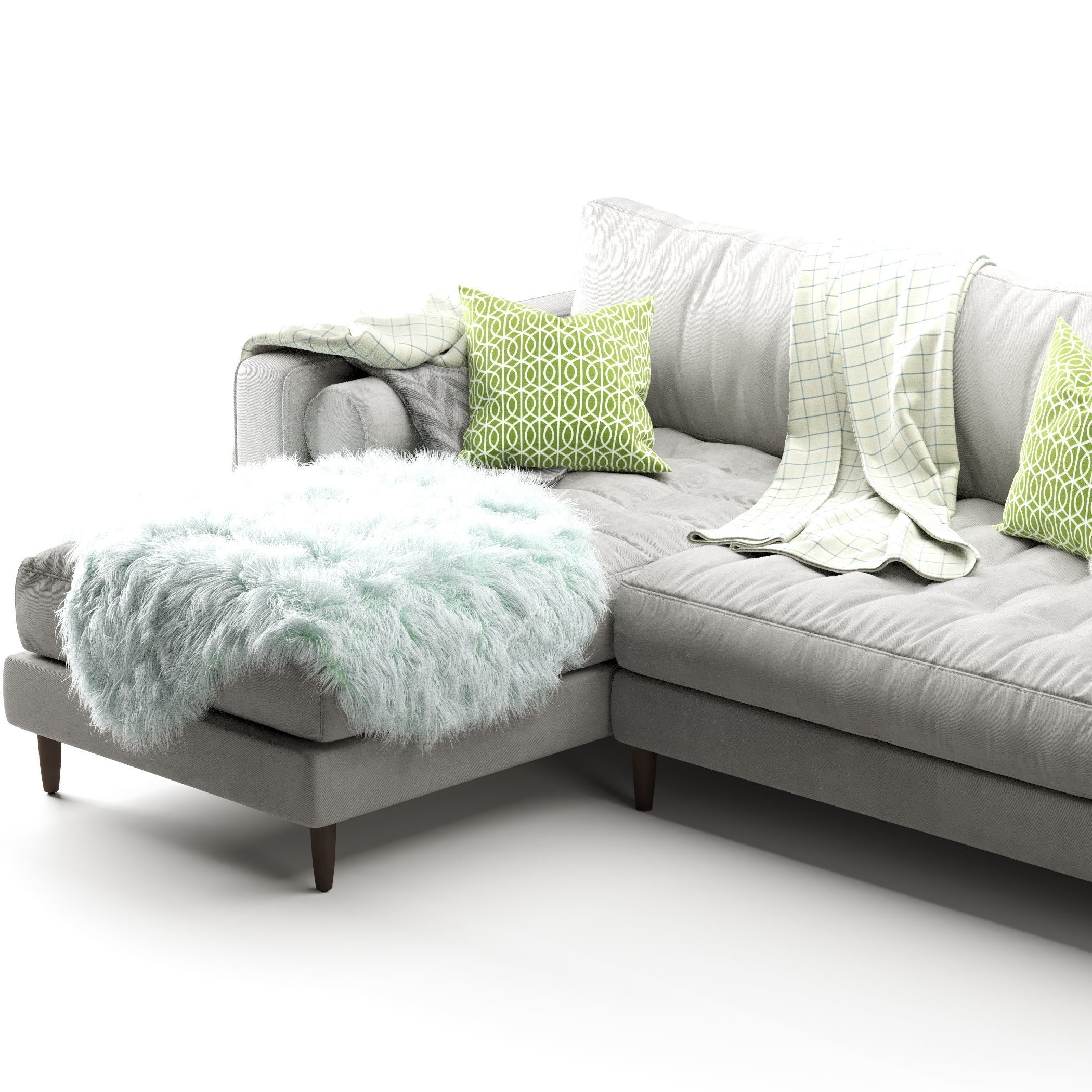 Article Sven Sectional Sofa 3D model_1