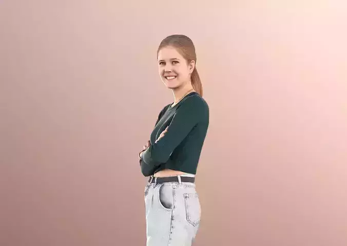 Nele 11415 - Teenage Girl Standing