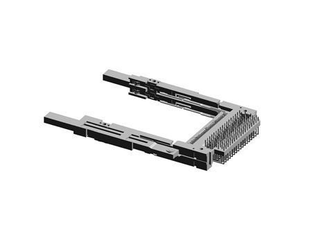 PCMCIA Assembly, Bottom Mount, D/D(136Pins), R/A, 5V, 0 mm s/... Free 3D model