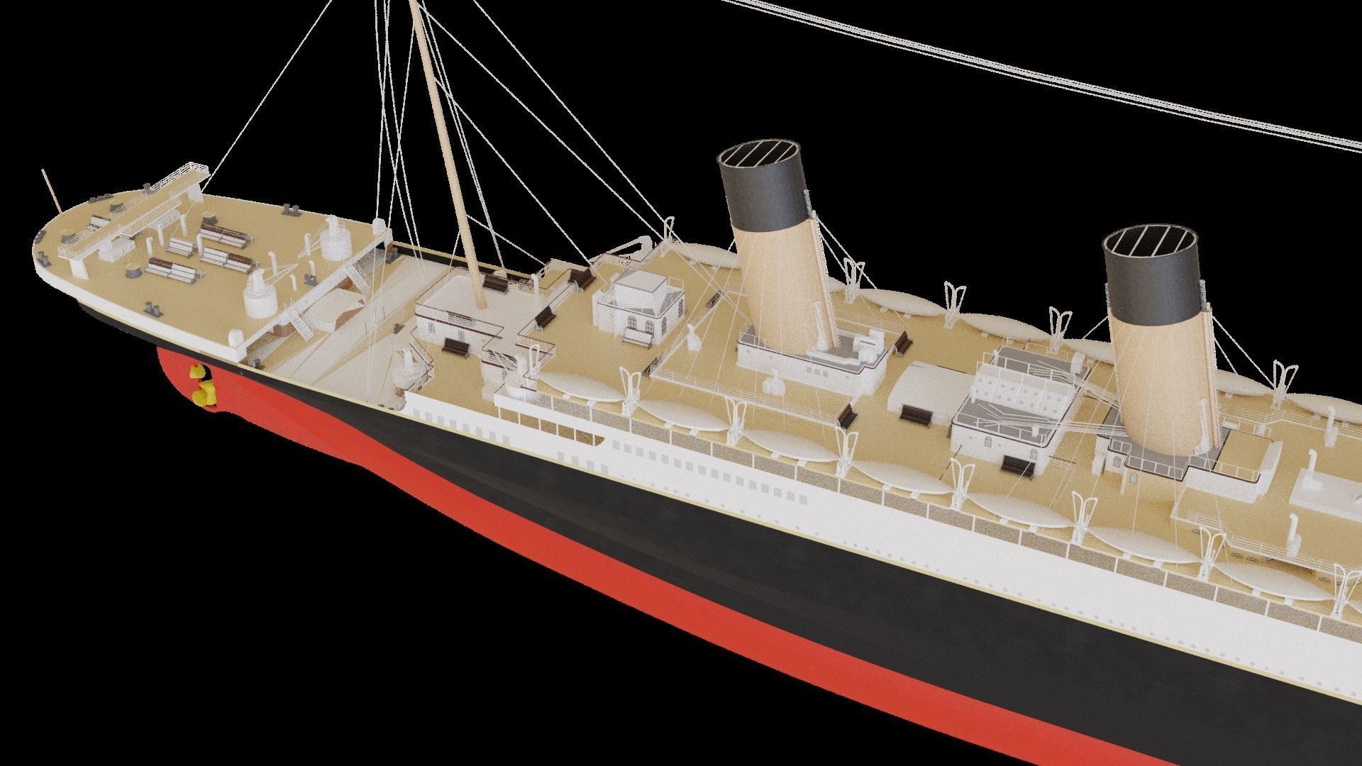 RMS Olympic 3D model_9