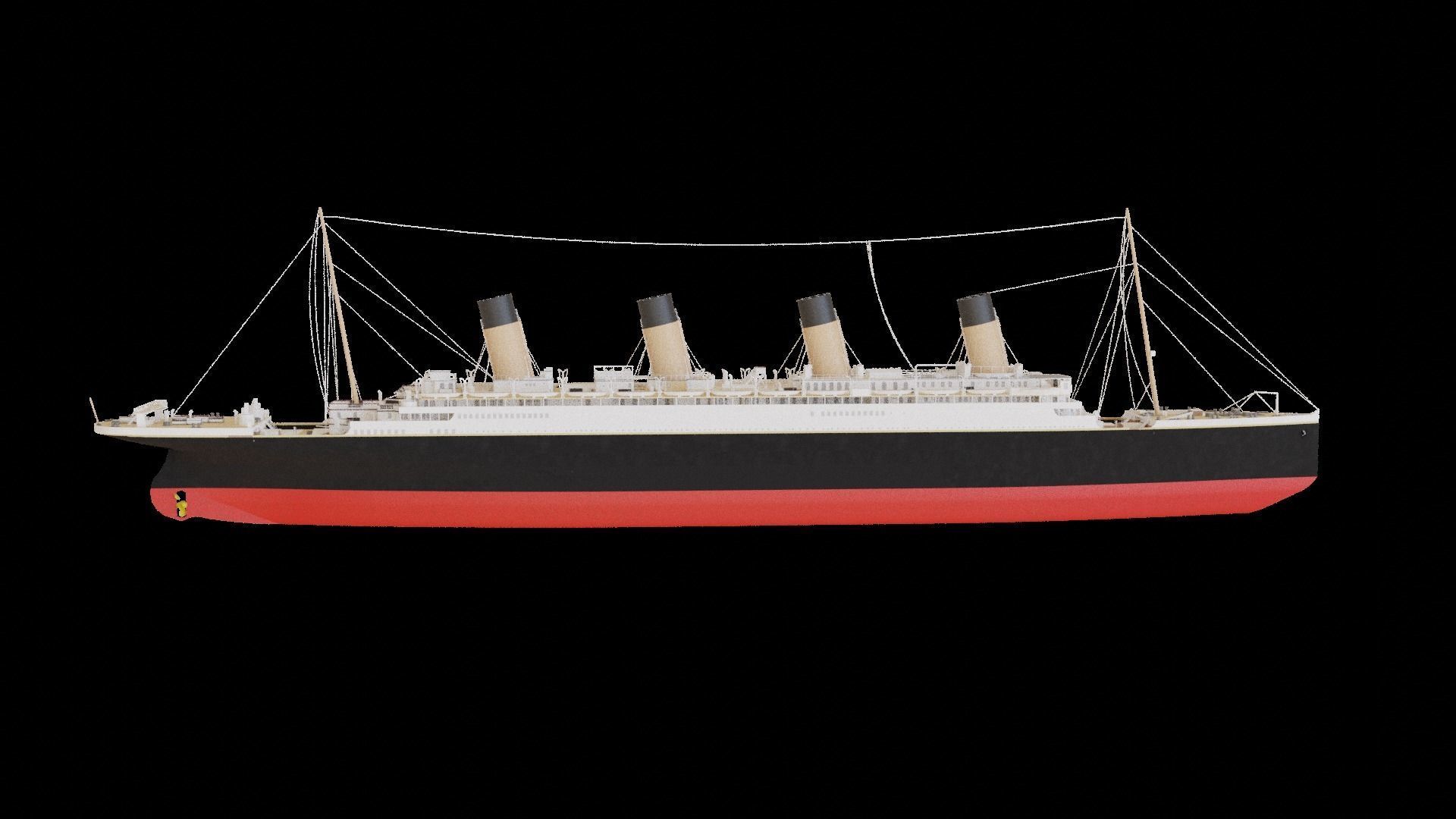 RMS Olympic 3D model_12