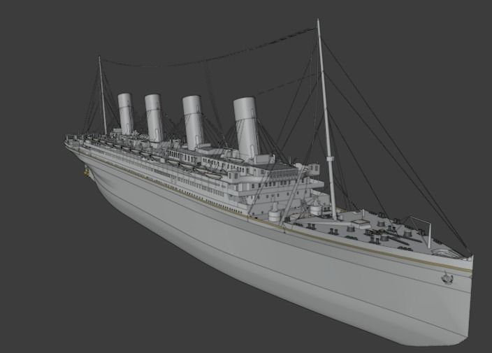 RMS Olympic 3D model_15
