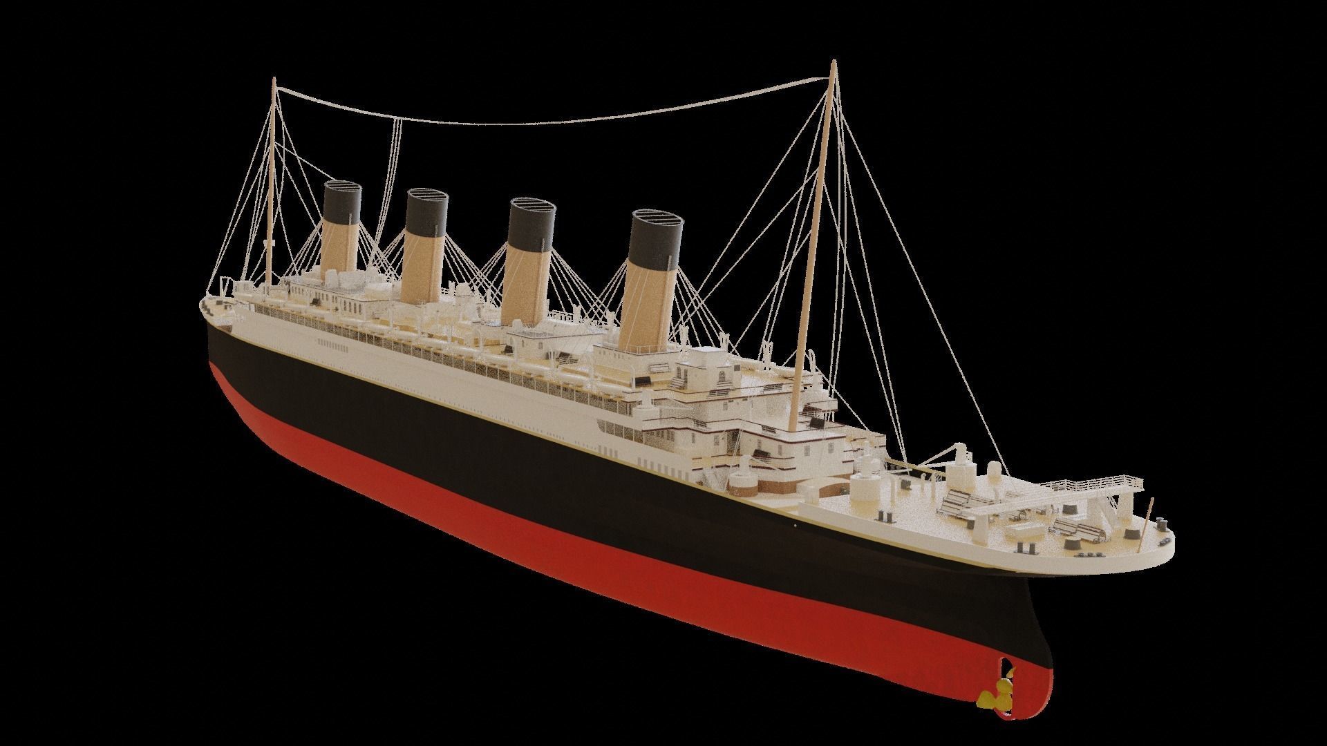RMS Olympic 3D model_4
