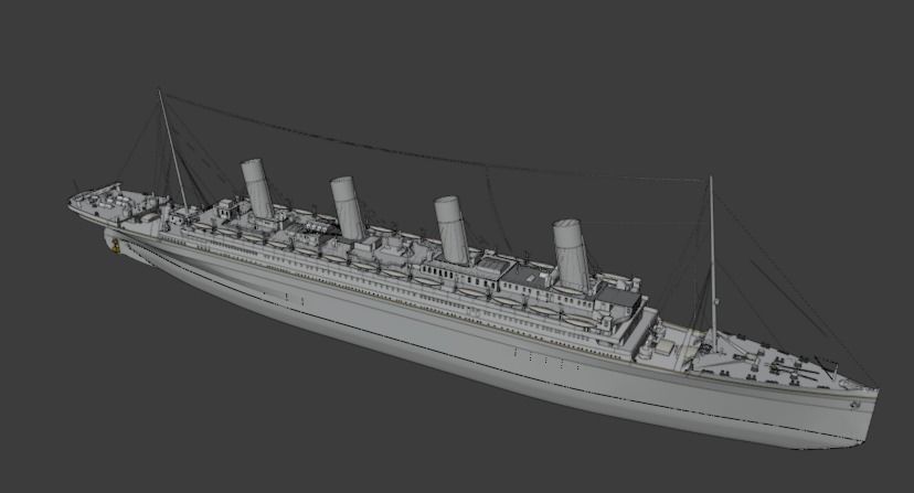 RMS Olympic 3D model_13