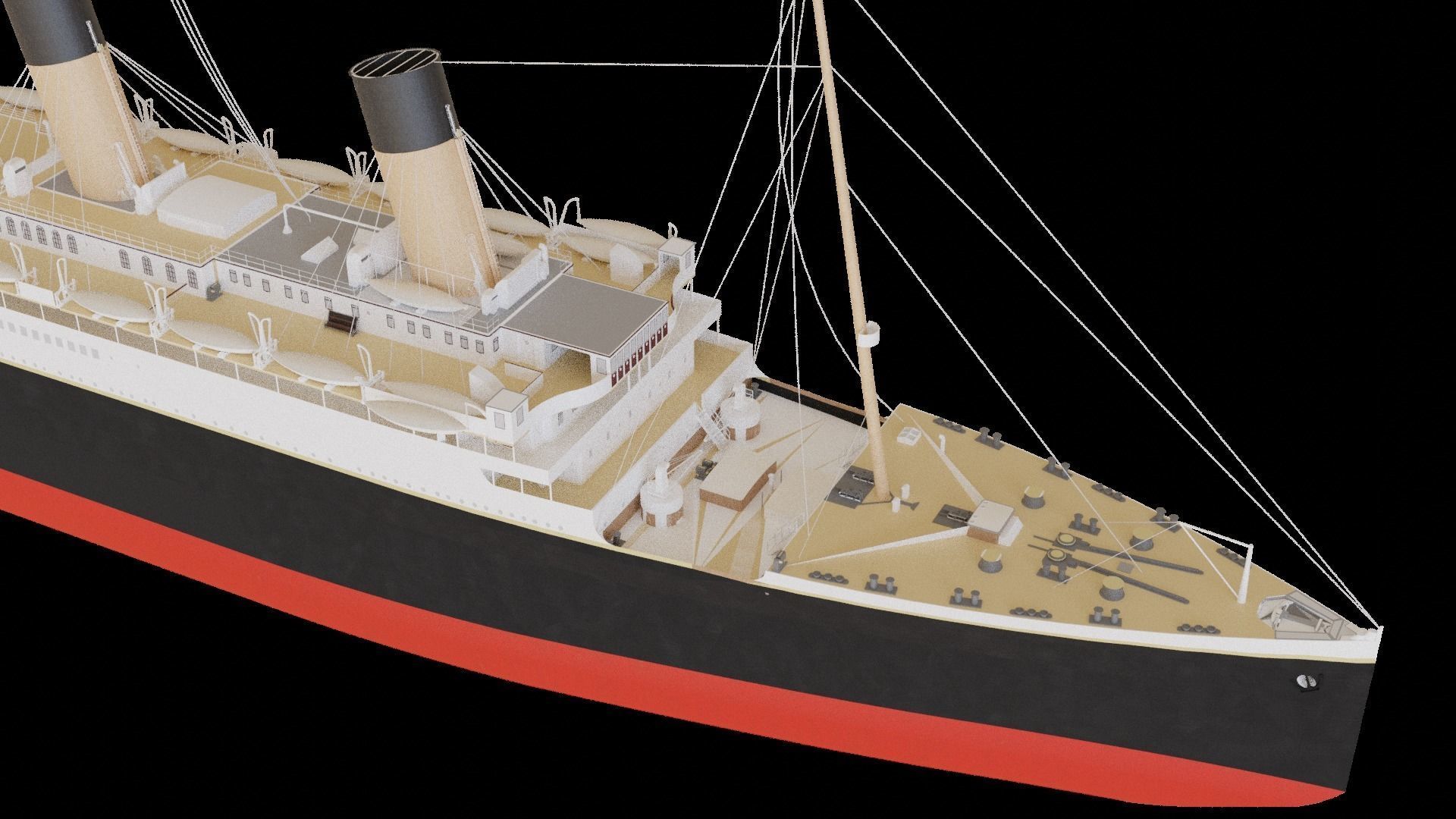 RMS Olympic 3D model_8