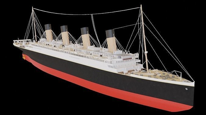 RMS Olympic 3D model